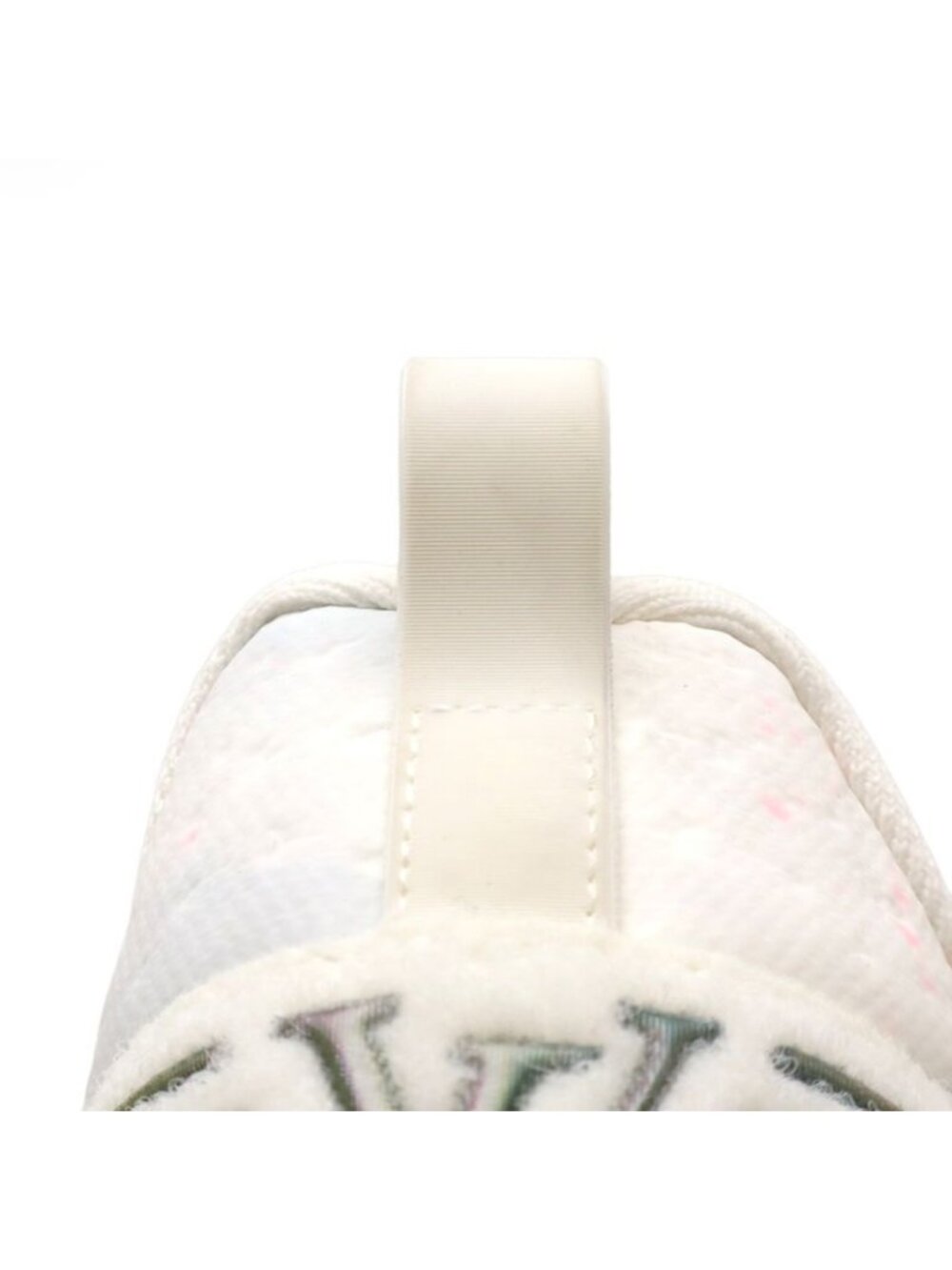 Louis Vuitton Vnr Line Sneakers Fabric White Blue Pink 7 1 2 Size - Picture 7 of 7